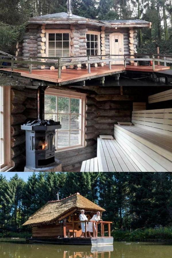 Charmant Chalet Op Een Bospark Op De Veluwe Villa พุทเทิน ภายนอก รูปภาพ